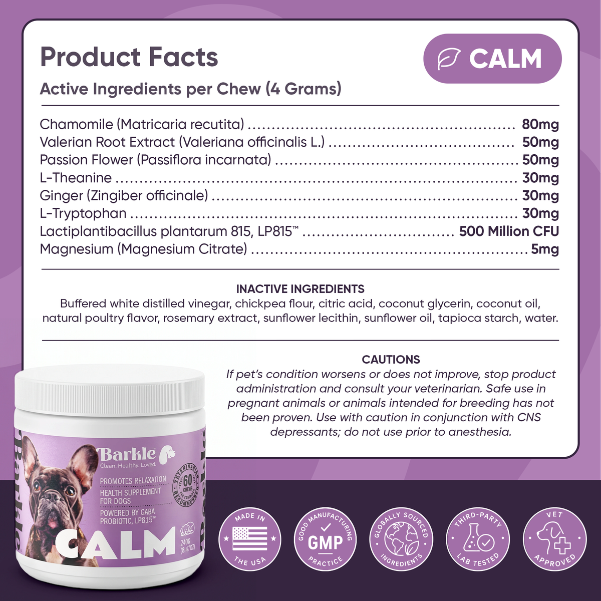 Barkle Supplement - Calm