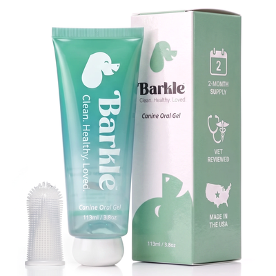 Barkle Dog Teeth Cleaning Gel - Two Month Supply