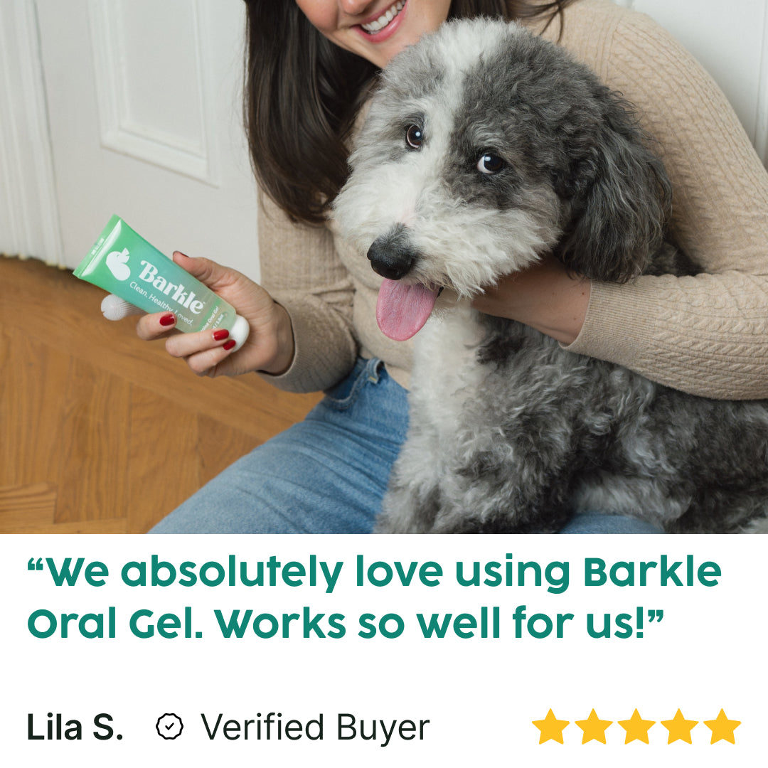 Barkle Barkle Dog Teeth Cleaning Gel - Two Month Supply